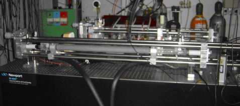 Laser de CO2 selado construído no GLA