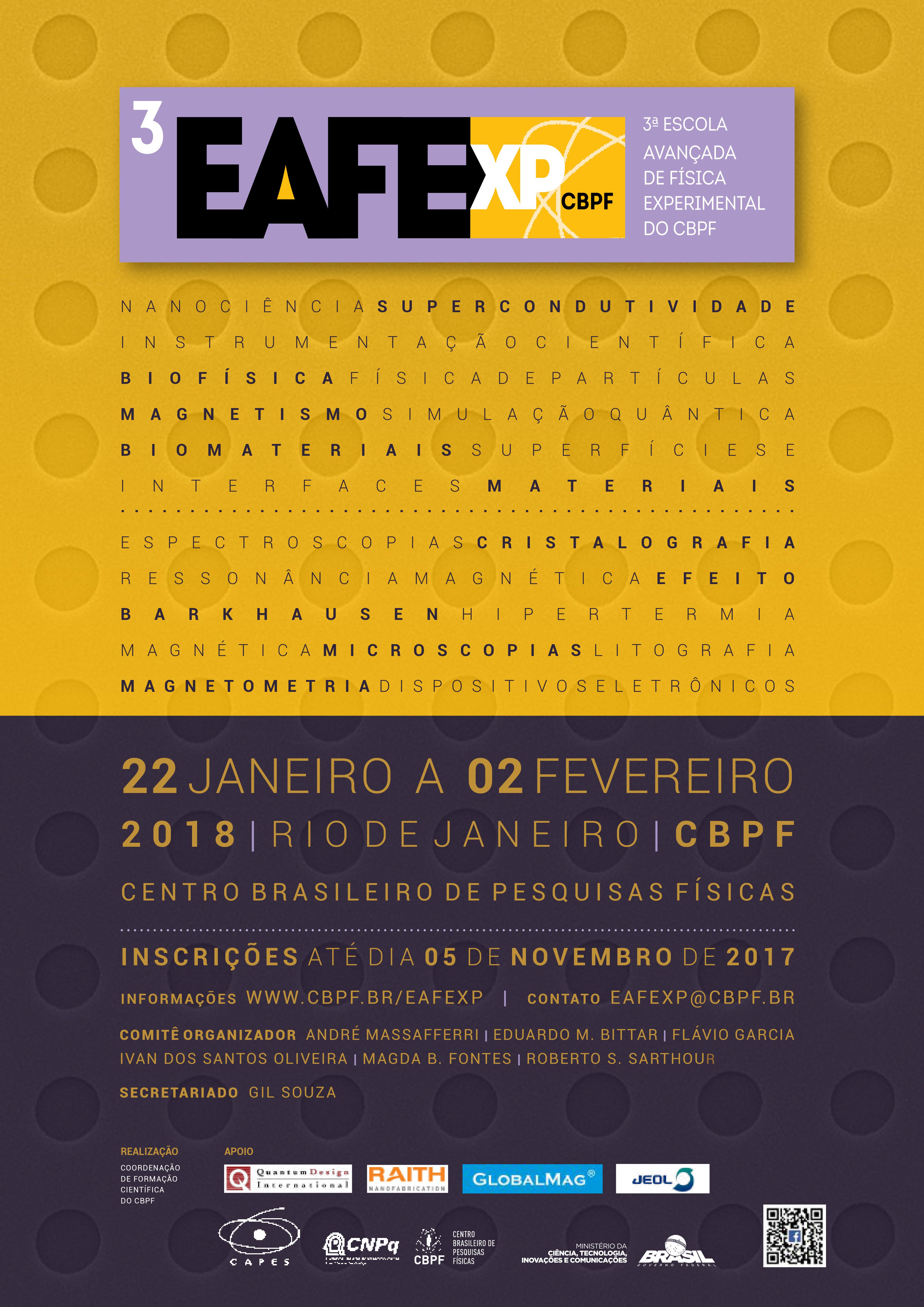 3ª Escola Avançada de Física Experimental do CBPF