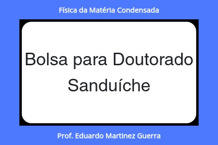 Bolsa para Doutorado Sanduíche