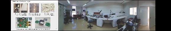 Projetos atendidos pelo novo Laboratório de eletrônica (esquerda), espaço reformulado do Laboratório de eletrônica (direita)