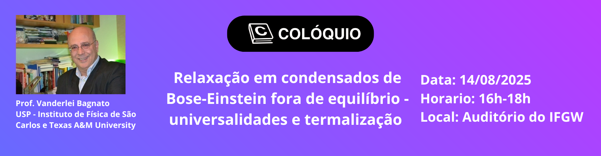 Colóquio da Pós-Graduação do IFGW 