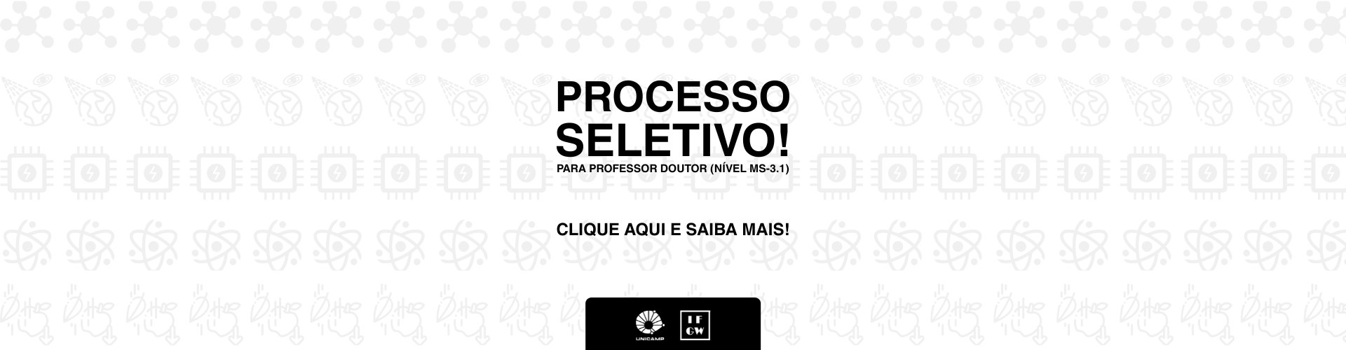 Vaga temporária de Professor Doutor