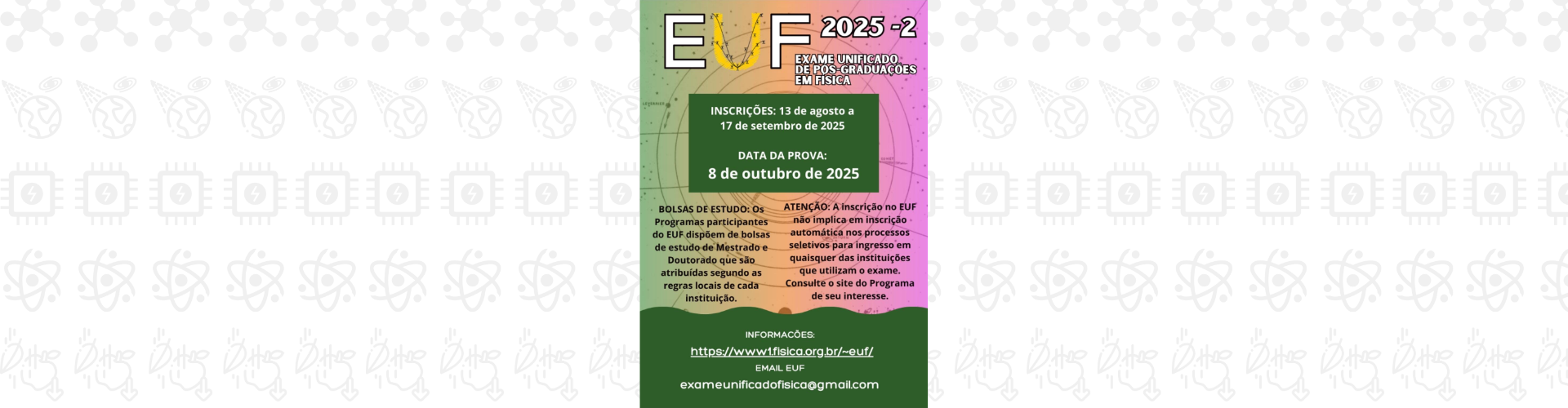 Exame Unificado das Pós-Graduações em Física - EUF-2025-2