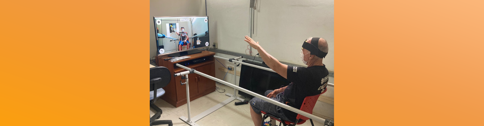 Laboratório do IFGW convida pessoas com sequelas moderadas de AVC para participarem de estudo sobre reabilitação com realidade virtual.