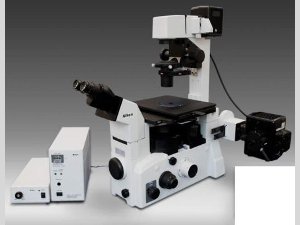 Microscópio de fluorescência Nikon modelo TE-2000U